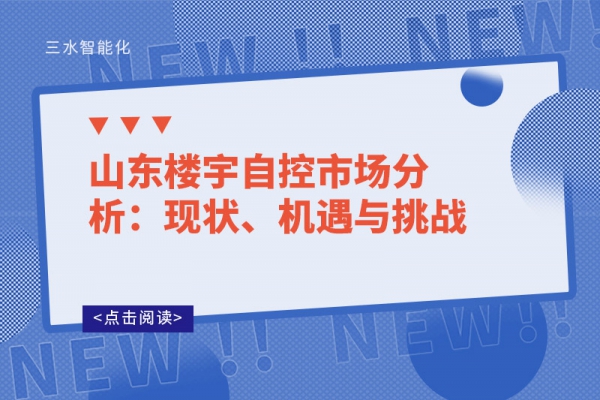 山東樓宇自控市場分析：現(xiàn)狀、機(jī)遇與挑戰(zhàn)